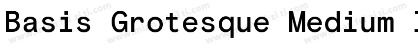 Basis Grotesque Medium Italic字体转换